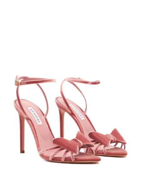 Сандали Aquazzura с панделка розово