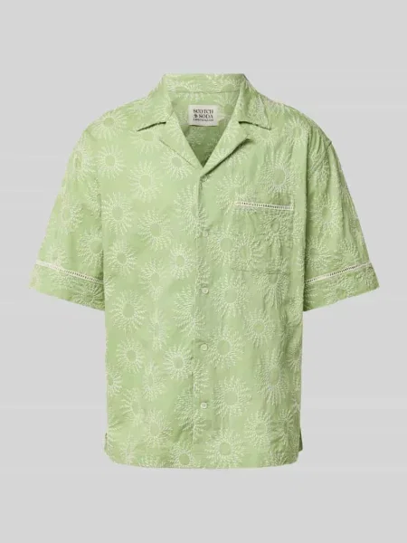 Koszula casualowa o kroju relaxed fit z kieszenią na piersi Scotch & Soda