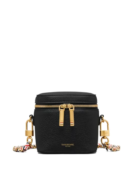 Body Thom Browne din piele negru
