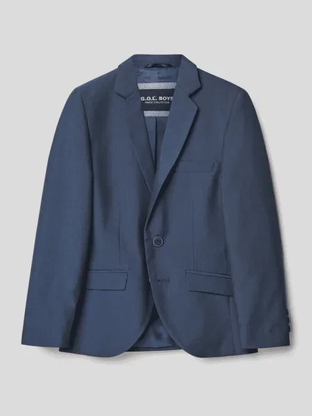 Marynarka na 2 o kroju slim fit z dodatkiem G.o.l. niebieska