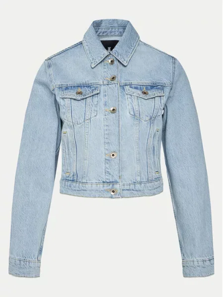 Jeans jakna Patrizia Pepe modra