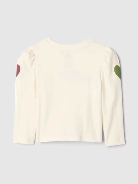 Tricou copii Gap alb
