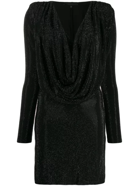 Rochie Philipp Plein de cristal negru