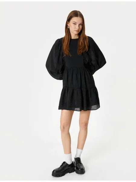 Rochie mini copii Koton negru