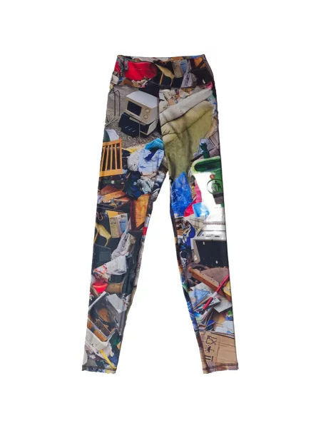 Leggings Borbala cu imagine negru