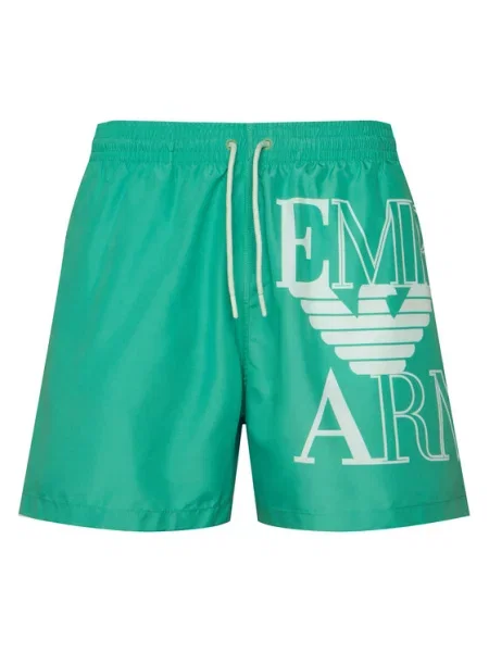Emporio Armani Kopalne hlače zelena