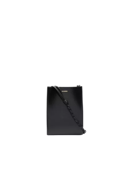 Torebka crossbody Jil Sander skórzana czarna