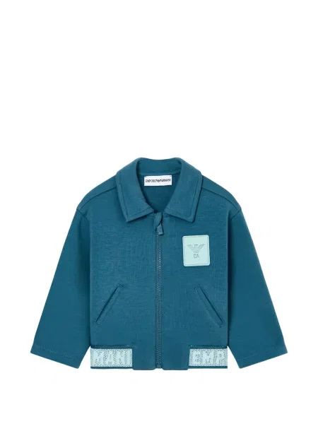 Kurtka dziecięca Emporio Armani niebieska