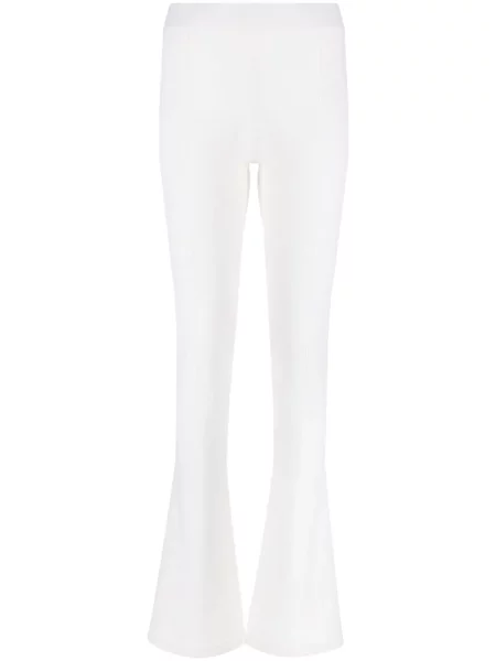 Pantaloni Tom Ford din cașmir alb