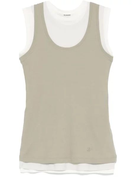 Top Jil Sander alb
