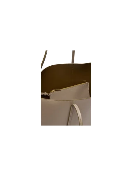 Calvin Klein Kabelka Foil Logo Tote W/Pouch béžová
