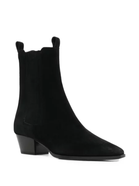 Botine Aeyde din piele de căprioară negru