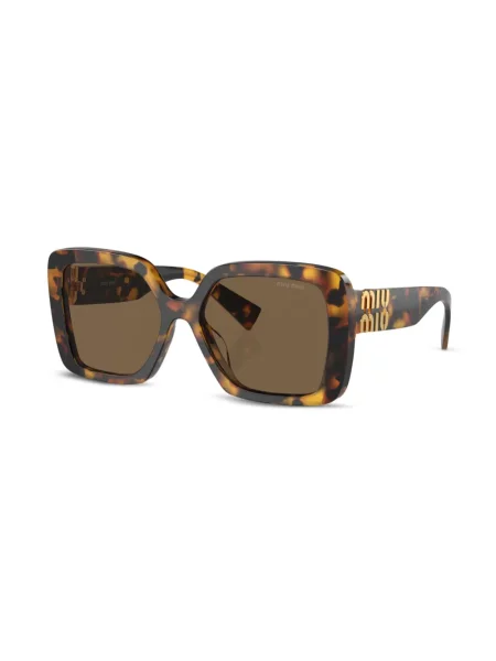 Saulės akiniai Miu Miu Eyewear ruda