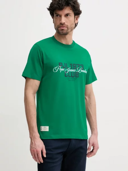 Pepe Jeans tričko TALBOT zelené