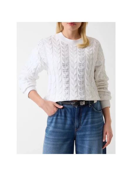 Guess Sweter biały