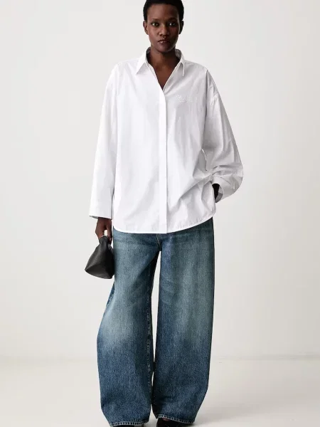 Off-White Co Pop Lover cămașă din alb