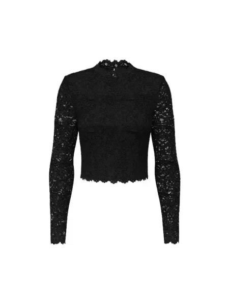 Krótki top Guess czarny