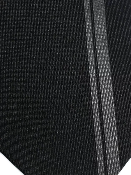 Cravată Boss cu dungi cu legături negru