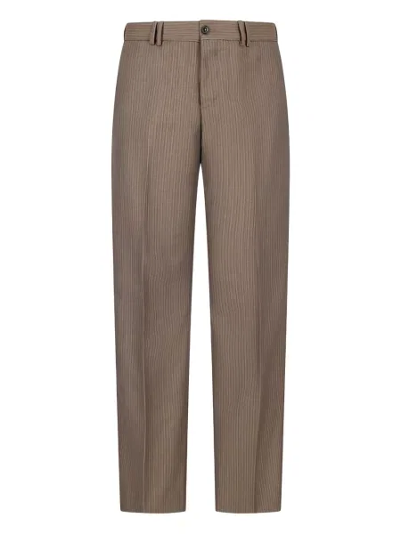 Pantaloni Pt Torino cu dungi maro