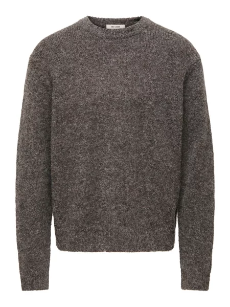 Only & Sons Pulover ONSHale amestecat maro