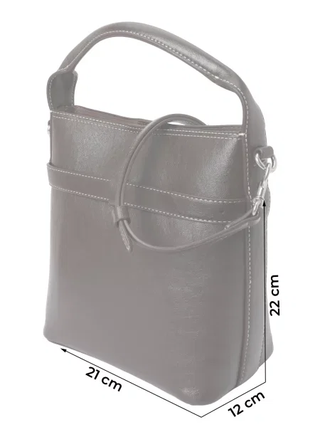 Geanta crossbody Calvin Klein din piele cu cataramă maro