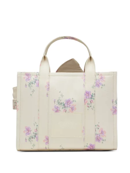 Платно шопинг чанта Marc Jacobs с панделка на цветя
