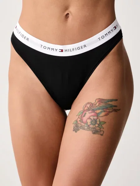 Tommy Hilfiger nohavičky dámske čierna