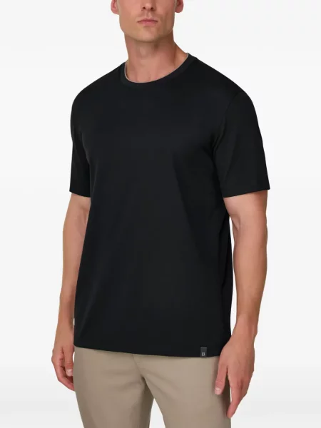 Tricou Boggi Milano de mătase negru