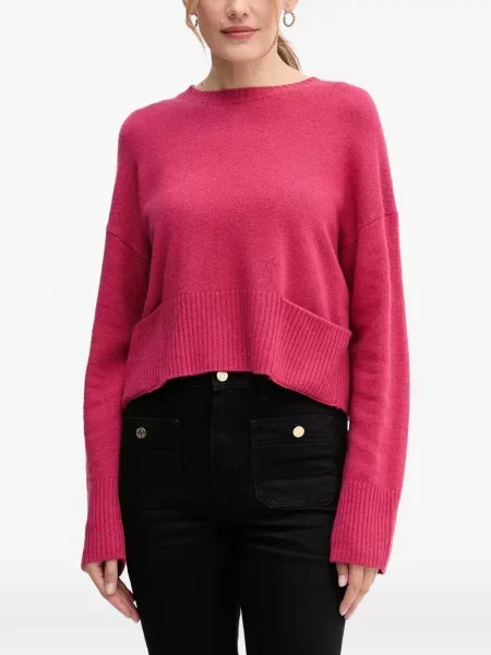 Decupat pulover Benetton roz