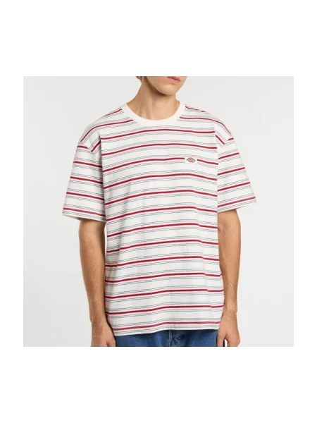 Polo Dickies cu dungi alb