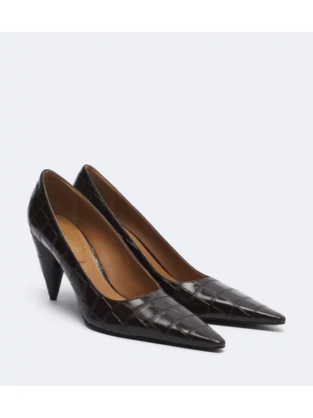 Pantofi cu toc Stella Mccartney maro