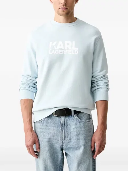 Hanorac Karl Lagerfeld cu imagine albastru