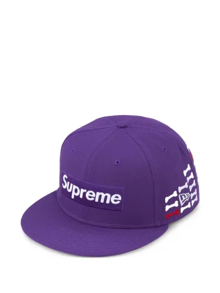 Șapcă Supreme cu broderie violet