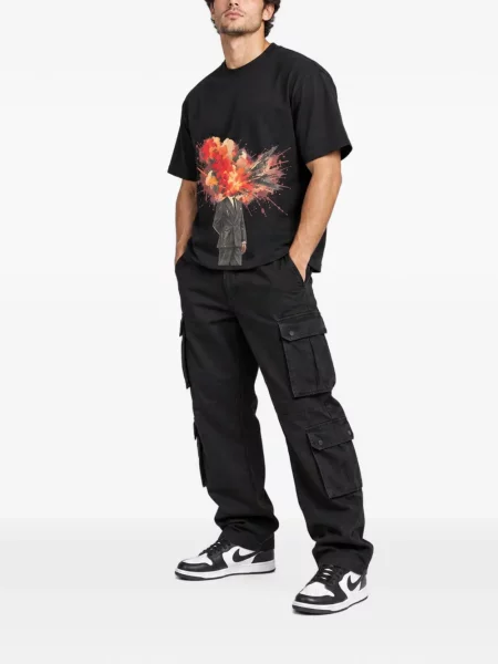 Tricou Melt cu imagine negru