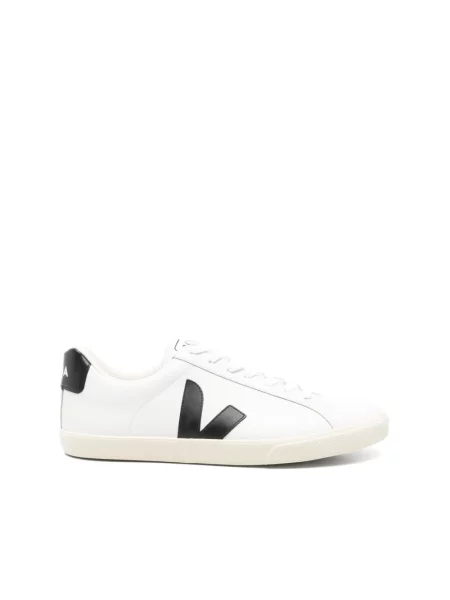 Buty męskie VEJA Esplar Logo Leather white/black białe