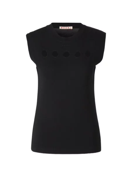 Top Marni fără mâneci negru