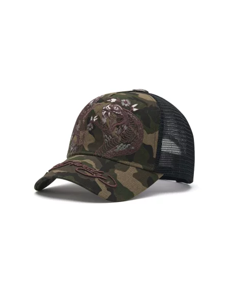 Ed Hardy Șapcă Snakes' verde