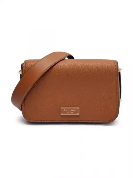 Kate Spade De piele geantă poștaș maro