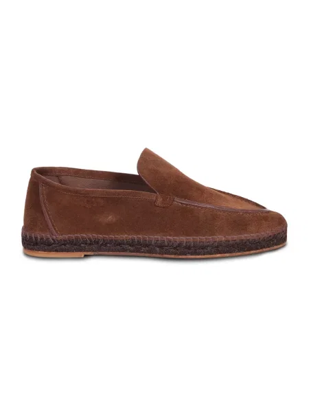 Espadryle Castaner skórzane brązowe