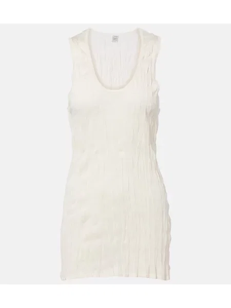 Top Toteme tricotate alb