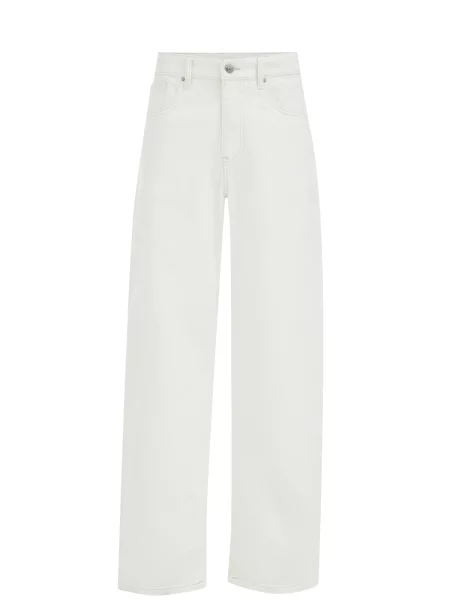 WE Fashion Jeans murdar alb