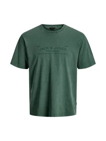 JACK & JONES Tricou Bluaiden închis verde