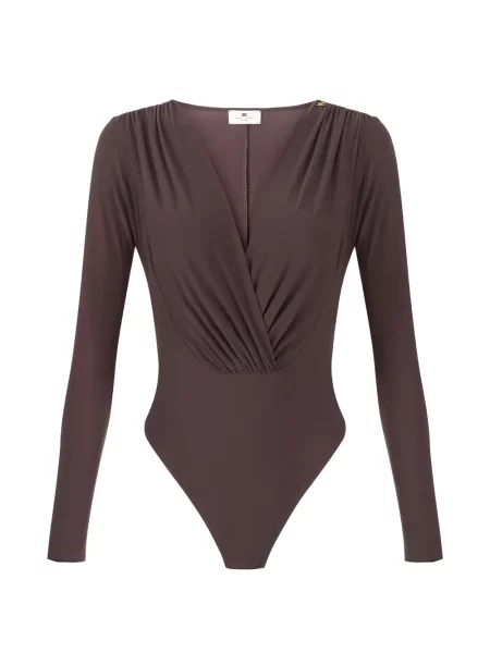 Body Elisabetta Franchi cu autograf maro