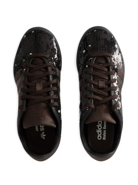 Sneakerși Adidas Samba cu paiete cu dungi roșu