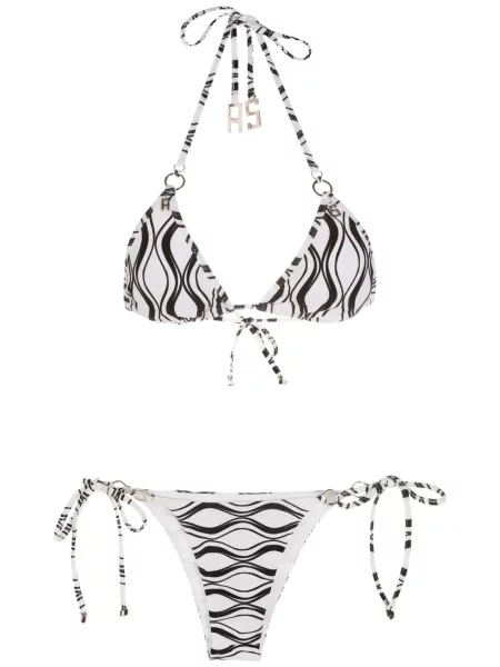 Bikini Amir Slama cu imagine alb