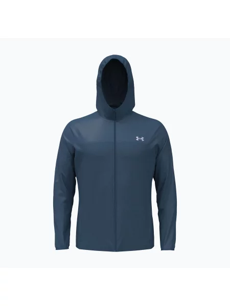 Férfi futódzseki Under Armour Velociti Pro Storm wham blue/boundless blue/black. Méret: S fekete