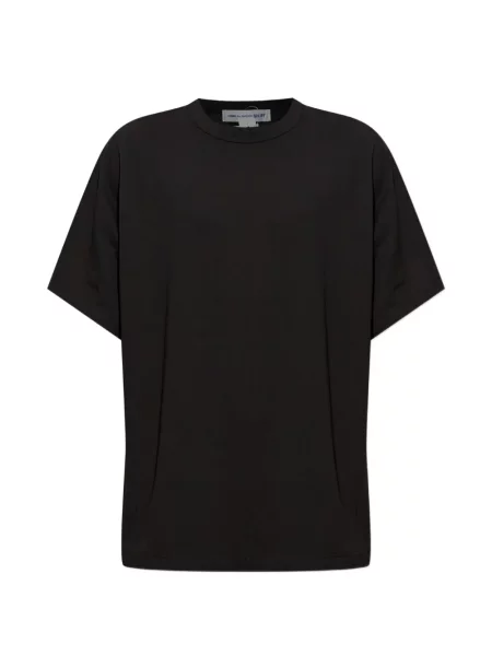 Tricou Comme Des Garçons Shirt asimetric negru