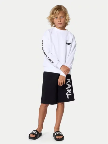 Karl Lagerfeld Kids Sportiniai šortai D juoda