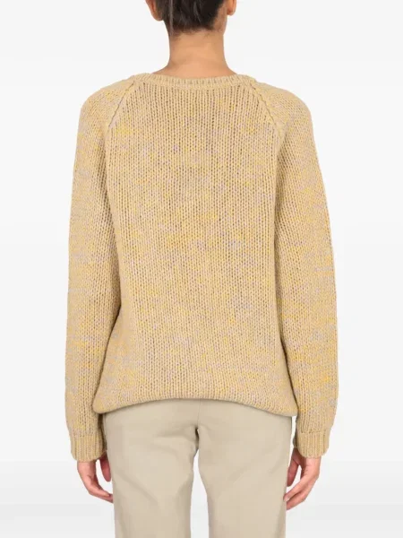 Pulover Aspesi cu decolteu în V galben