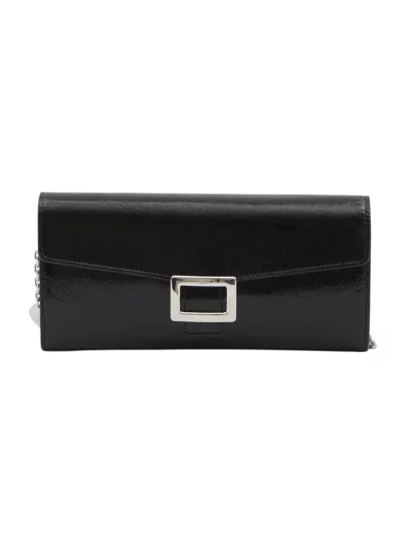 Portfel Roger Vivier skórzany czarny